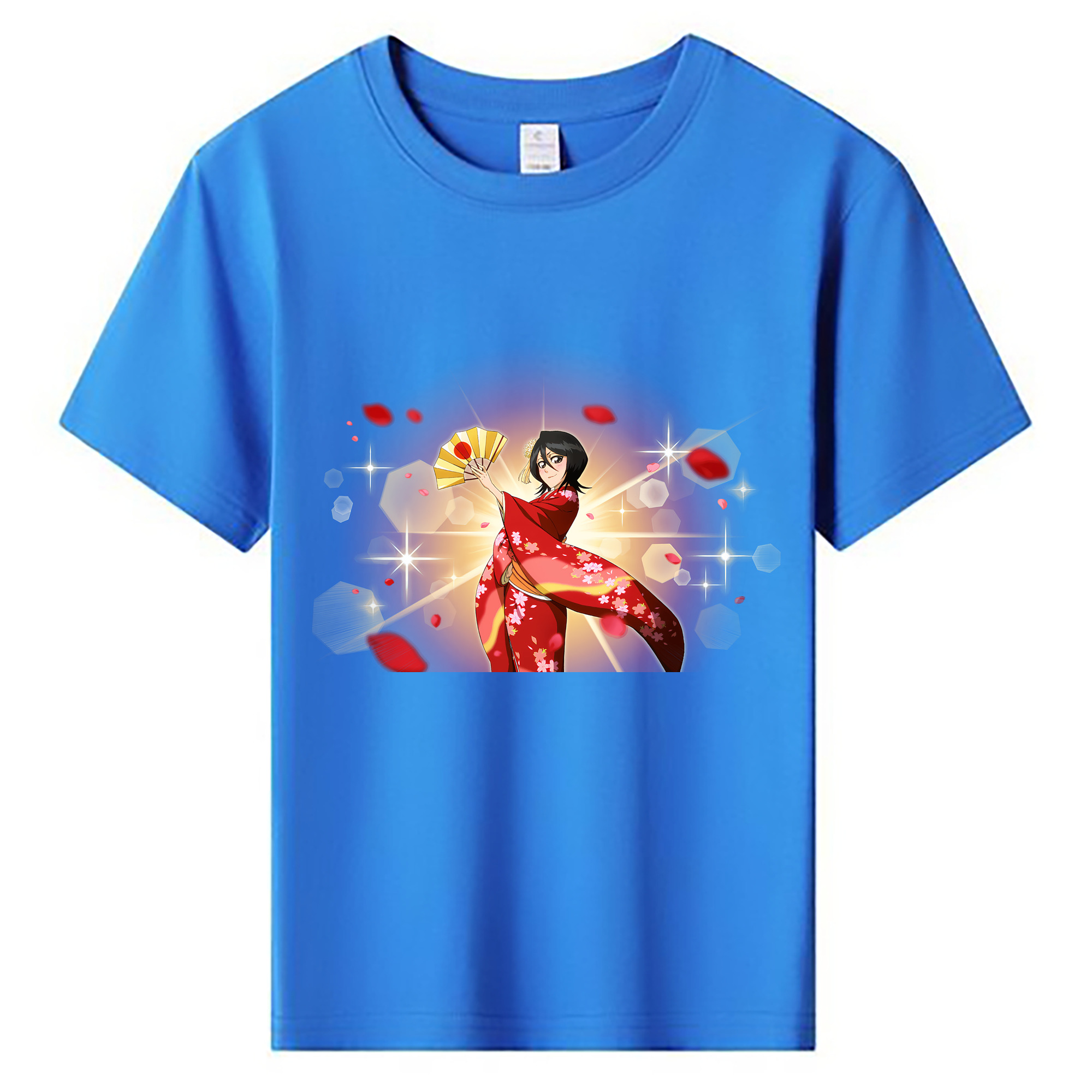 （画像用） ブリーチ 朽木ルキア BLEACH Kuchiki Rukia 綿100％キッズTシャツ（フロントプリント）